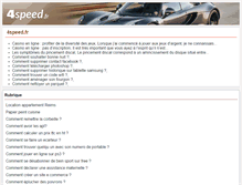 Tablet Screenshot of 4speed.fr